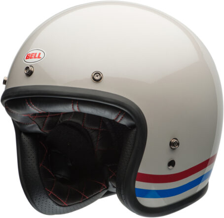 Casque BELL Custom 500 - Stripes Pearl