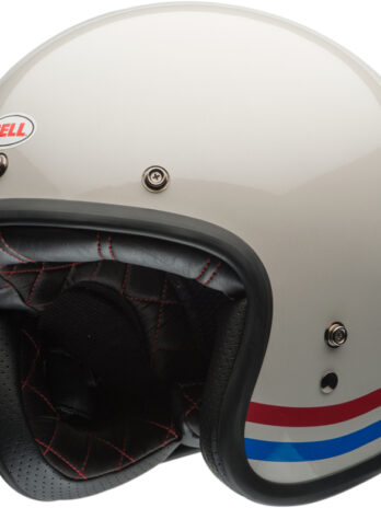 Casque BELL Custom 500 – Stripes Pearl