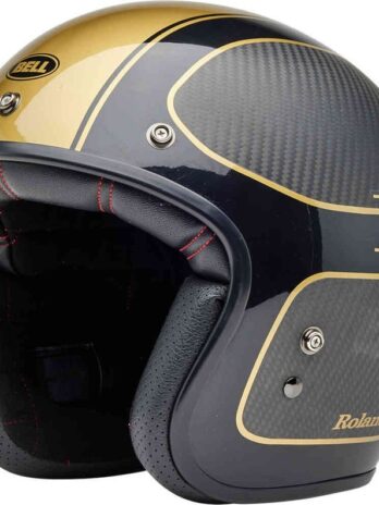 Casque BELL Custom 500 Carbon – RSD Checkmate Matte Gloss Black/Gold