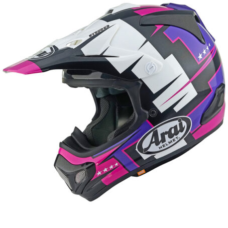 Casque ARAI MX-V EVO Battle - Violet