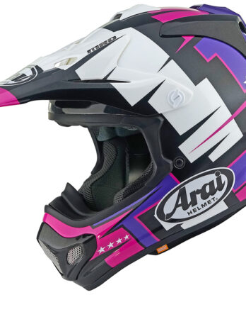 Casque ARAI MX-V EVO Battle – Violet