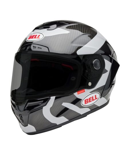 Casque BELL Race Star DLX - Hello Cousteau Equidae Matte Gloss Black/Gray