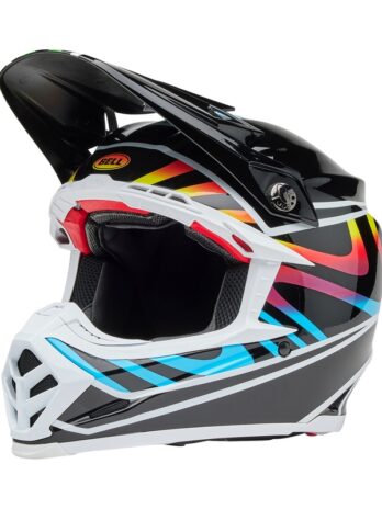 Casque BELL Moto-9S Flex – Drift Gloss Black Multi