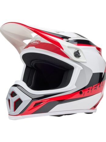 Casque BELL MX-9 Mips – Rift Gloss Red/White