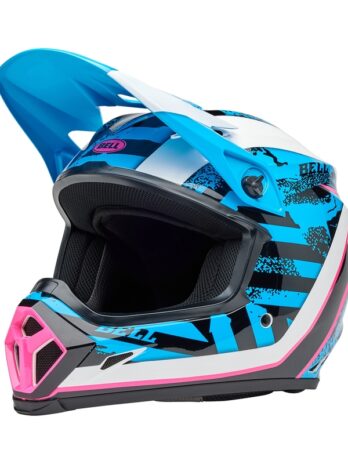 Casque BELL MX-9 Mips – Breakdance Gloss Blue/Pink