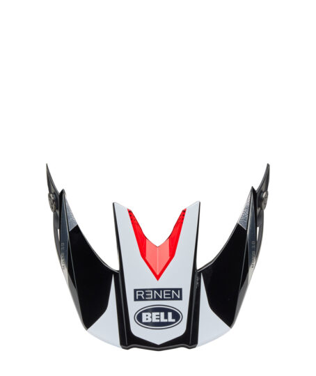 Visière BELL Moto-10 - Renen Raycon Matte Gloss Black/White