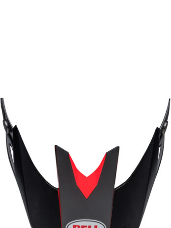 Visière BELL Moto-10 – Satin/Gloss Black/Red