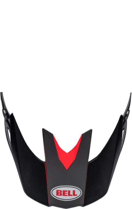 Visière BELL Moto-10 - Satin/Gloss Black/Red