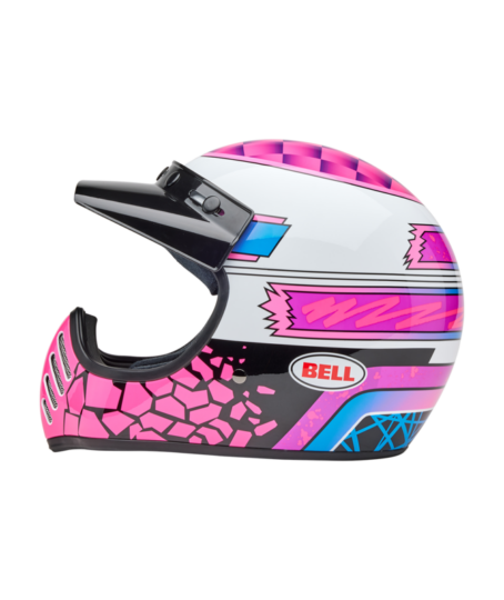 Casque BELL Moto-3 - Deathspray Gloss Pink Purple