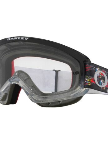 Masque OAKLEY XS O-Frame 2.0 PRO MX – Troy Lee Designs Series EYEBALLS BLACK Clear