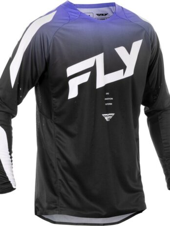 Maillot FLY RACING Evolution DST – noir/blanc/violet