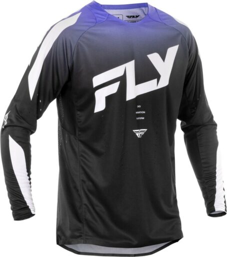 Maillot FLY RACING Evolution DST - noir/blanc/violet