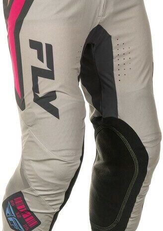 Pantalon FLY RACING Lite S.E. Vice – gris clair/rose/corail