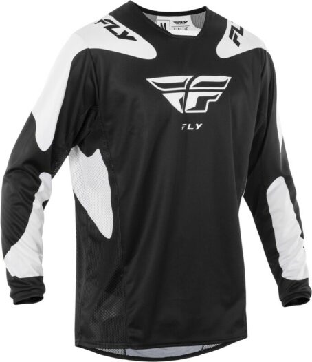 Maillot FLY RACING Kinetic SYM - noir/blanc