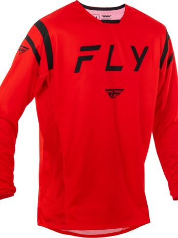 Maillot FLY RACING Kinetic Center – rouge/noir