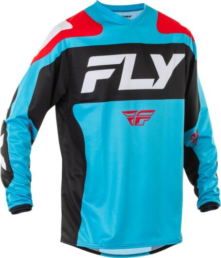 Maillot FLY RACING F-16 - bleu clair/rouge/noir