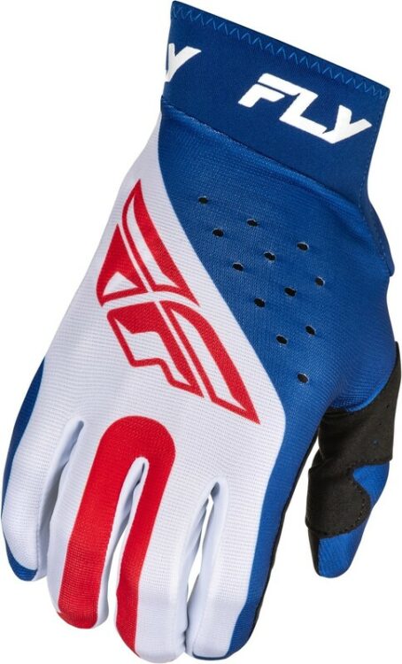 Gants FLY RACING Pro Lite - rouge/blanc/bleu