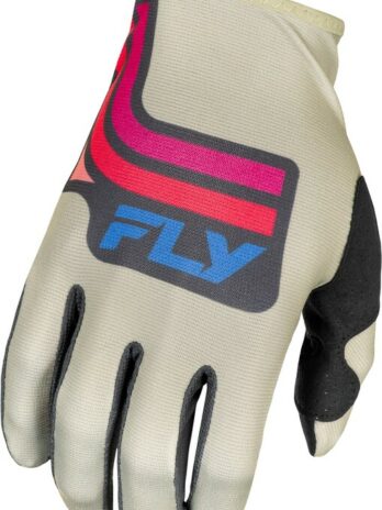 Gants FLY RACING Lite S.E. Vice – gris clair/rose/corail