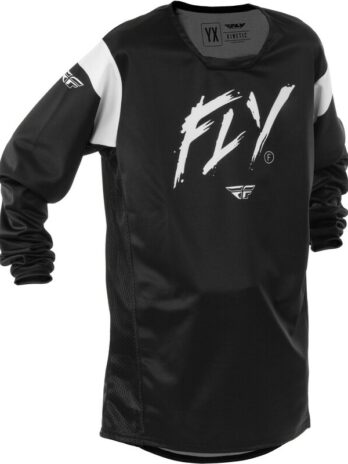 Maillot enfant FLY RACING Kinetic Stoke – noir/blanc