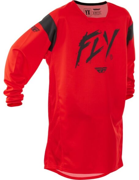 Maillot enfant FLY RACING Kinetic Stoke -  rouge/noir