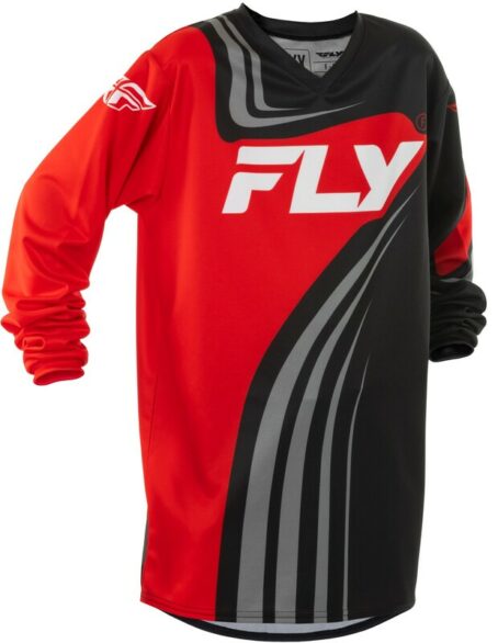 Maillot enfant FLY RACING F-16 - noir/rouge/blanc