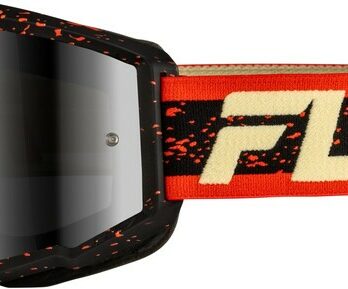 Masque FLY RACING Zone noir/rouge – écran argent fumé