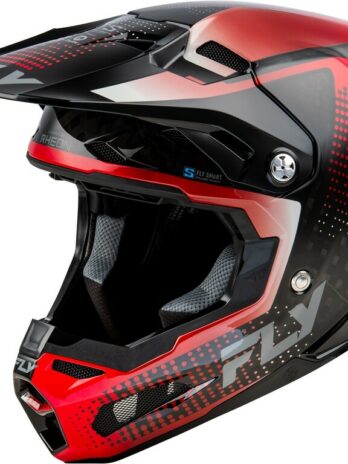 Casque FLY RACING Formula S Carbon Protocol – noir carbone/rouge