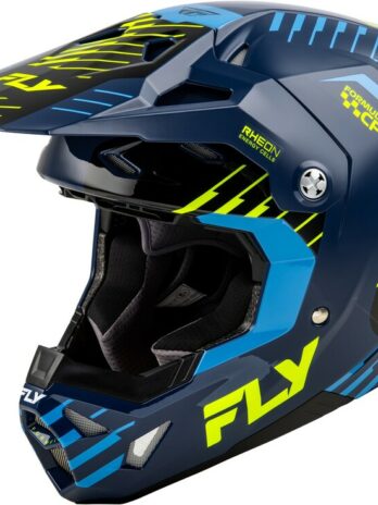 Casque FLY RACING Formula CP Slice – Navy/Hi-Vis/blanc