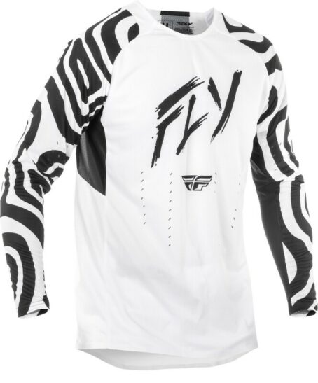 Maillot FLY RACING Evolution DST L.E. Abyss - blanc/noir