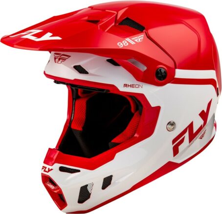 Casque FLY RACING Formula CC Objective - rouge/blanc