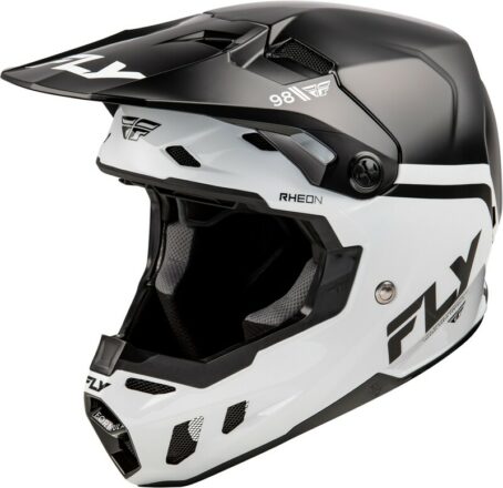 Casque FLY RACING Formula CC Objective - noir/blanc